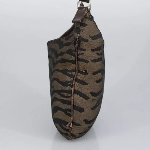 FENDI Hand Bag Canvas Brown Auth - Picture 9 of 16